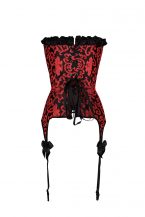 red/black corset, lingeriemodhla corset, sexy corset