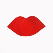 Red Lips nipple cover