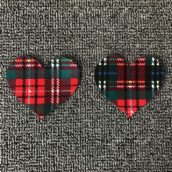 tartan nipple pasties