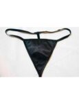 black satin thong image