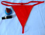 Red Damask thong