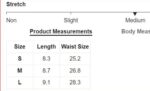 S10size chart